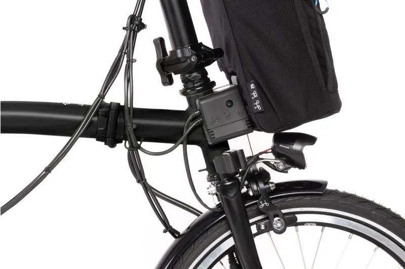 Brompton Electric C Line 4-Speed Folding Bike 2025 in Matt Black-6